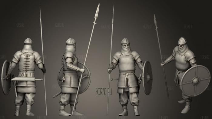 Viking of Wolin 3d stl for CNC